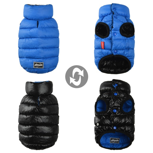 Waterproof Reversible Dog Jacket