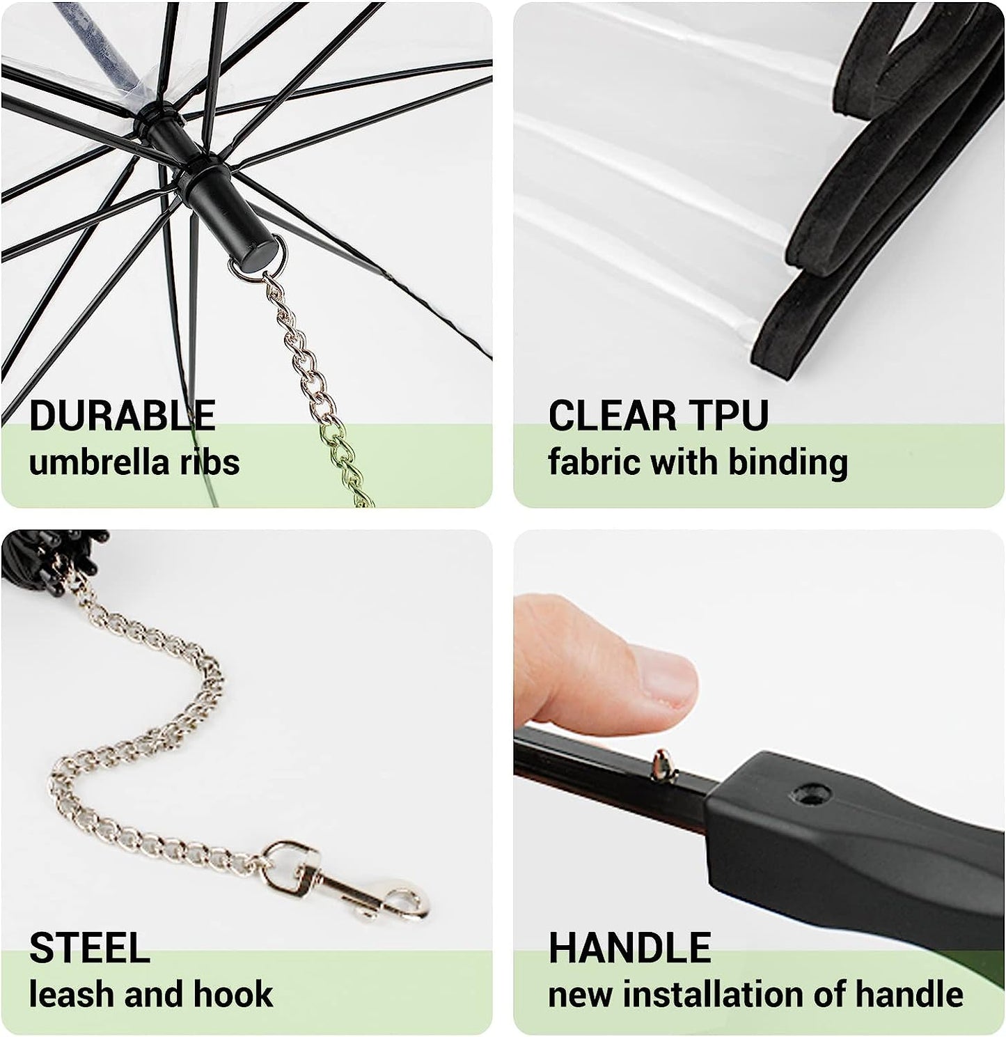 Dog Umbrella with Leash