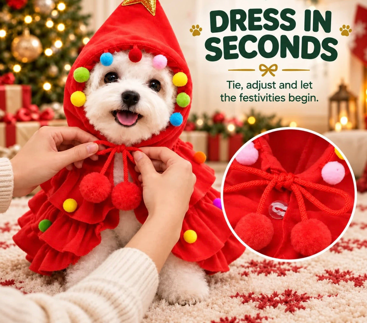 Christmas Tree Pet Costume
